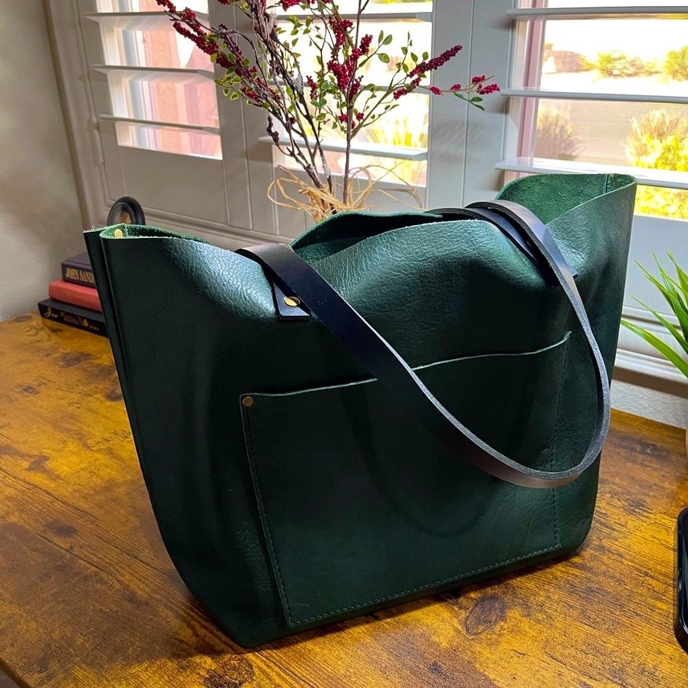 Portland Leather Goods Large Forest Tote